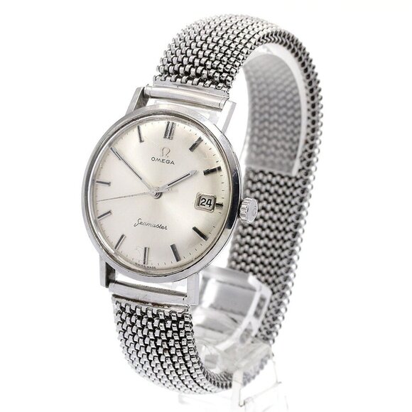 OMEGA Seamaster Date Silver Dial Hand Winding Men's Watch_869759